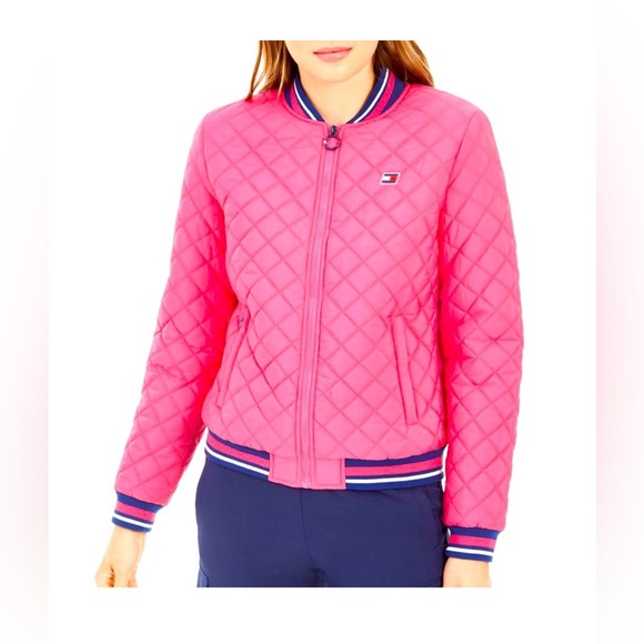 NWT Tommy Hilfiger Sport Quilted
Bomber Zip Jacket 💓 - Picture 5 of 5